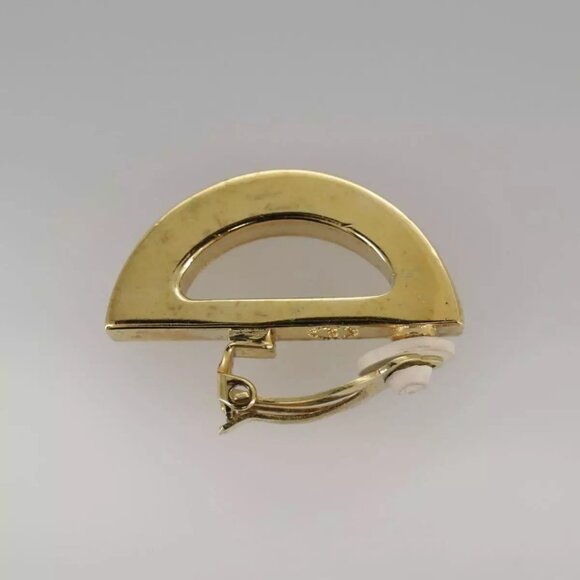 CELINE Earring metal Gold Auth - Picture 3 of 16